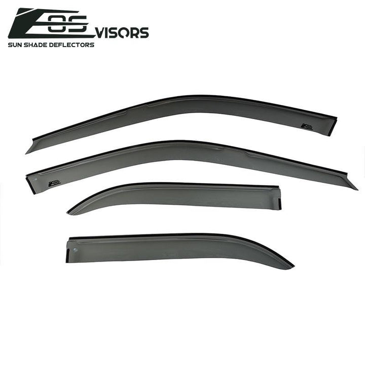 1992-95 Honda Civic Sedan Window Visors Wind Deflectors Rain Guards Tape-On EOS Visors