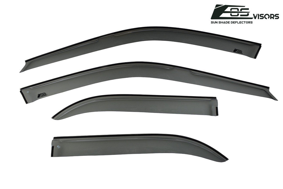 1992-95 Honda Civic Sedan Window Visors Wind Deflectors Rain Guards Tape-On EOS Visors