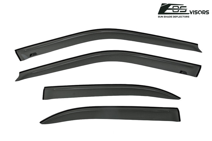 1996-00 Honda Civic Sedan Window Visors Wind Deflectors Rain Guards Tape-On EOS Visors