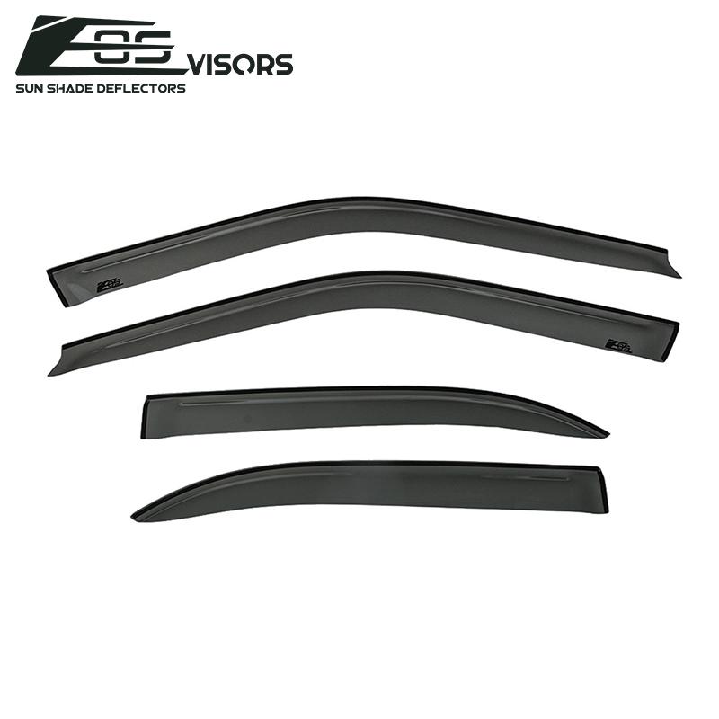 1996-00 Honda Civic Sedan Window Visors Wind Deflectors Rain Guards Tape-On EOS Visors