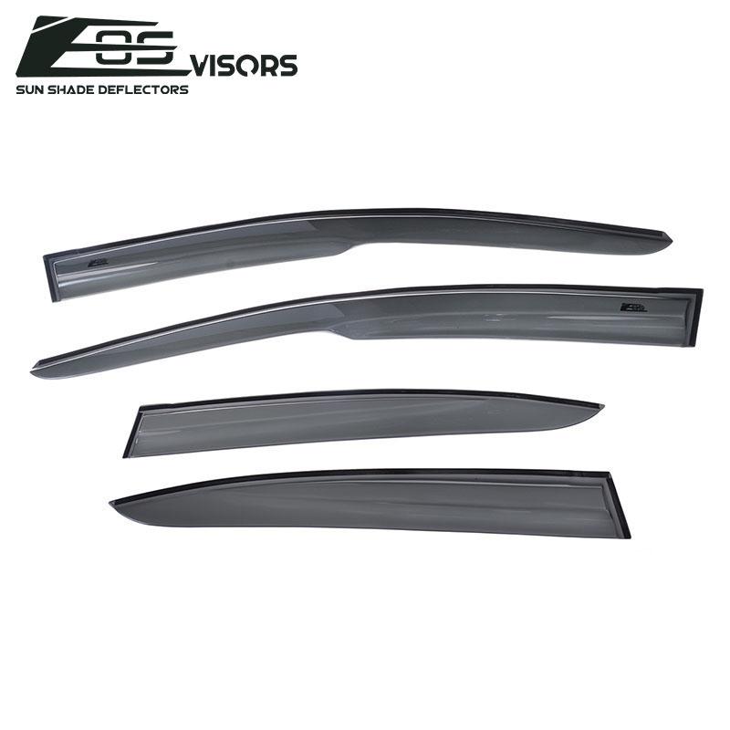 2006-11 Honda Civic Sedan Window Visors Wind Deflectors Rain Guards Tape-On EOS Visors
