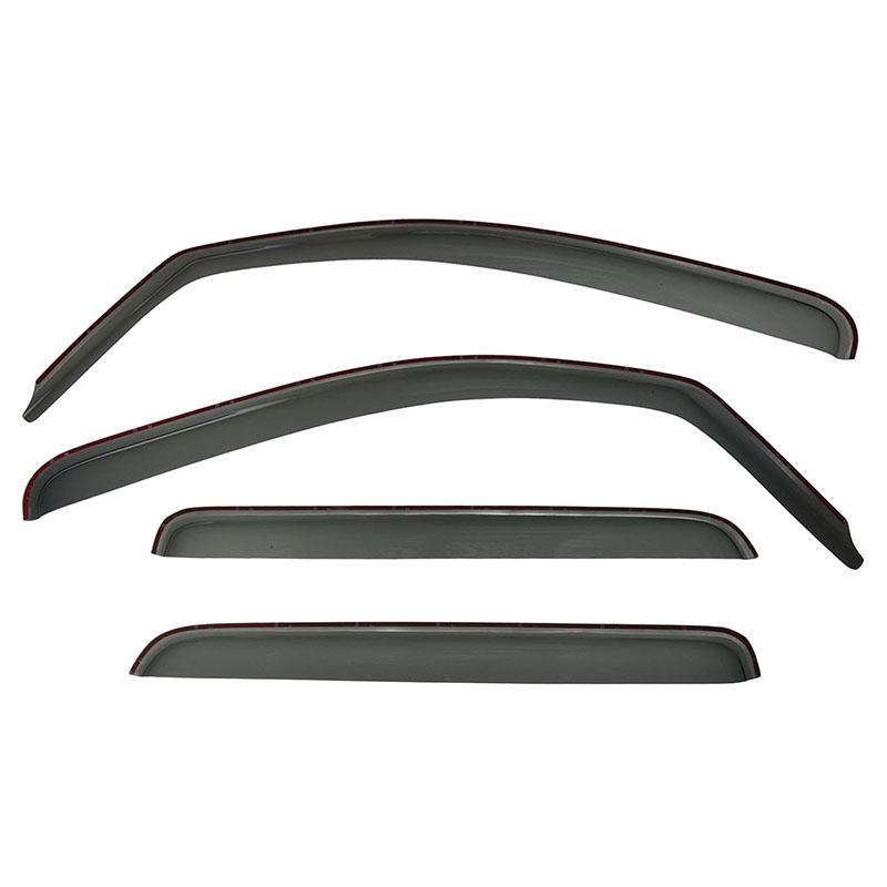 2007-19 Toyota Tundra Crew Cab Window Visors Wind Deflectors Rain Guards In-Channel EOS Visors