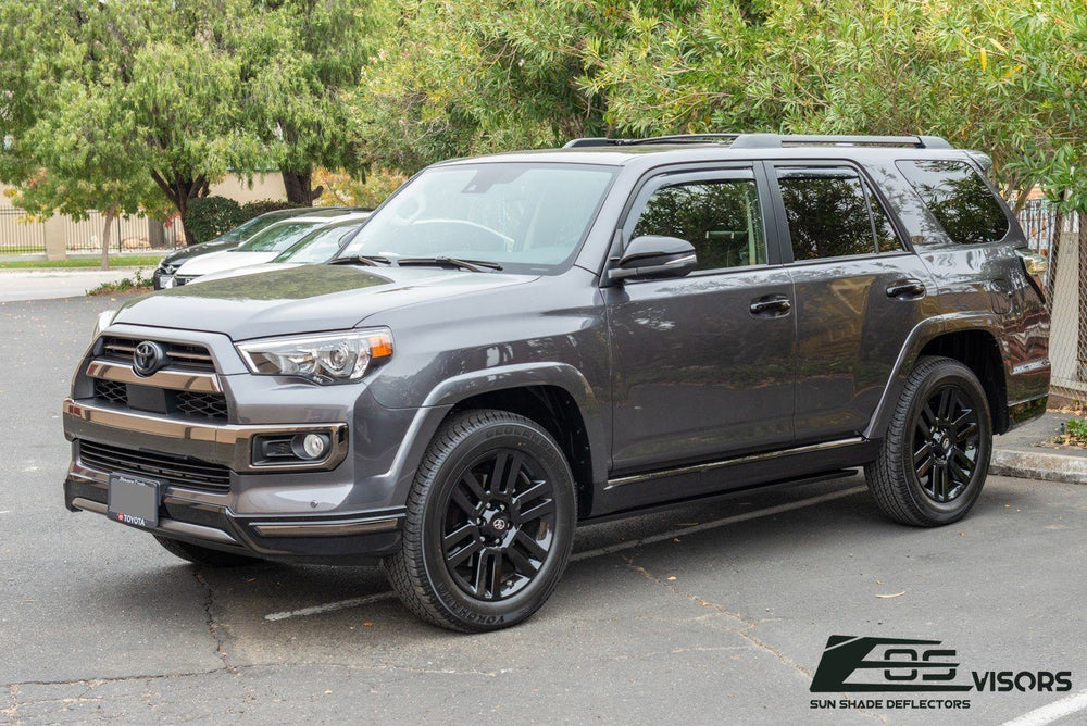2010-Up Toyota 4Runner Window Visors Wind Deflectors Rain Guards Vents In-Channel EOS Visors