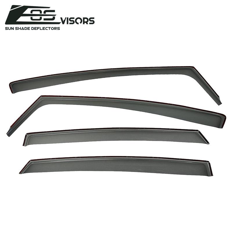 2011-18 Toyota Prius V Window Visors Wind Deflectors Rain Guards Vents In-Channel EOS Visors