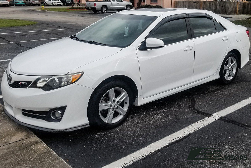 2012-14 Toyota Camry Window Visors Wind Deflectors Rain Guards Tape-On EOS Visors