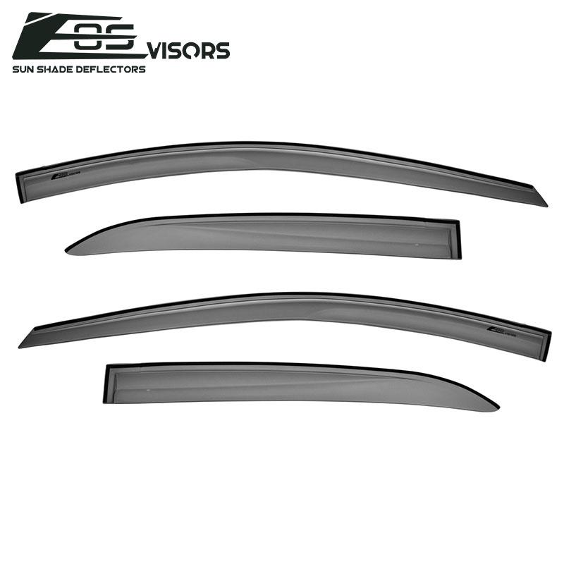 2014-19 Toyota Corolla Window Visors Wind Deflectors Rain Guards Tape-On EOS Visors