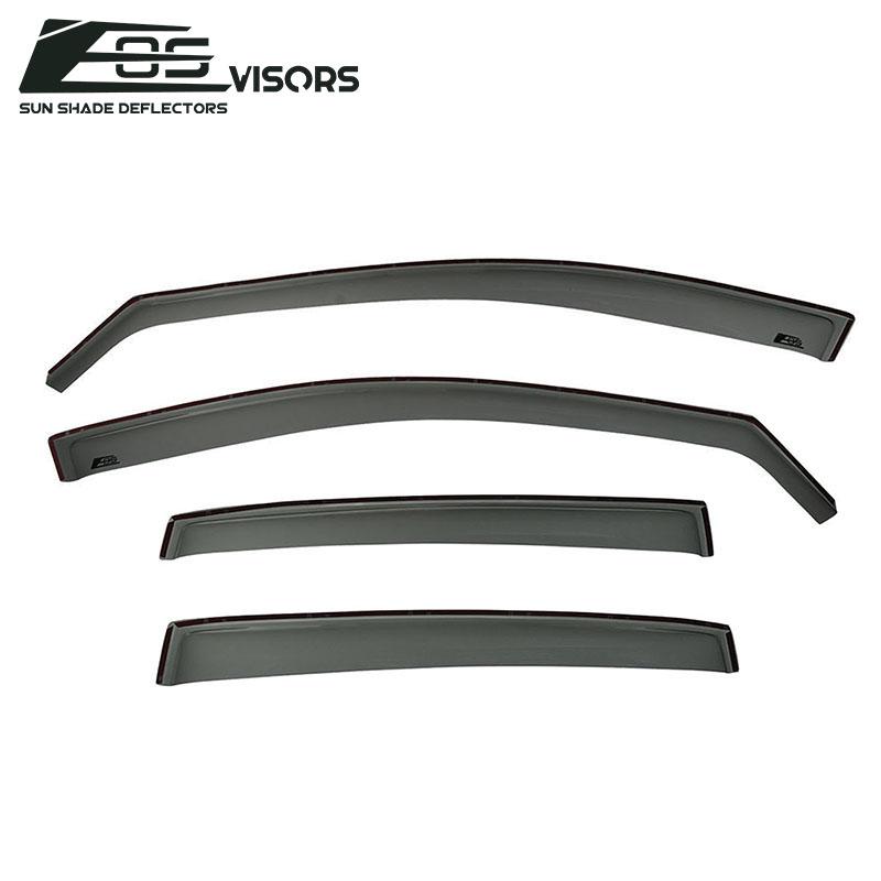 Wind Rain Sun Guard Deflectors Set 4 Pcs Fits Dacia Duster II 2018 To 2023