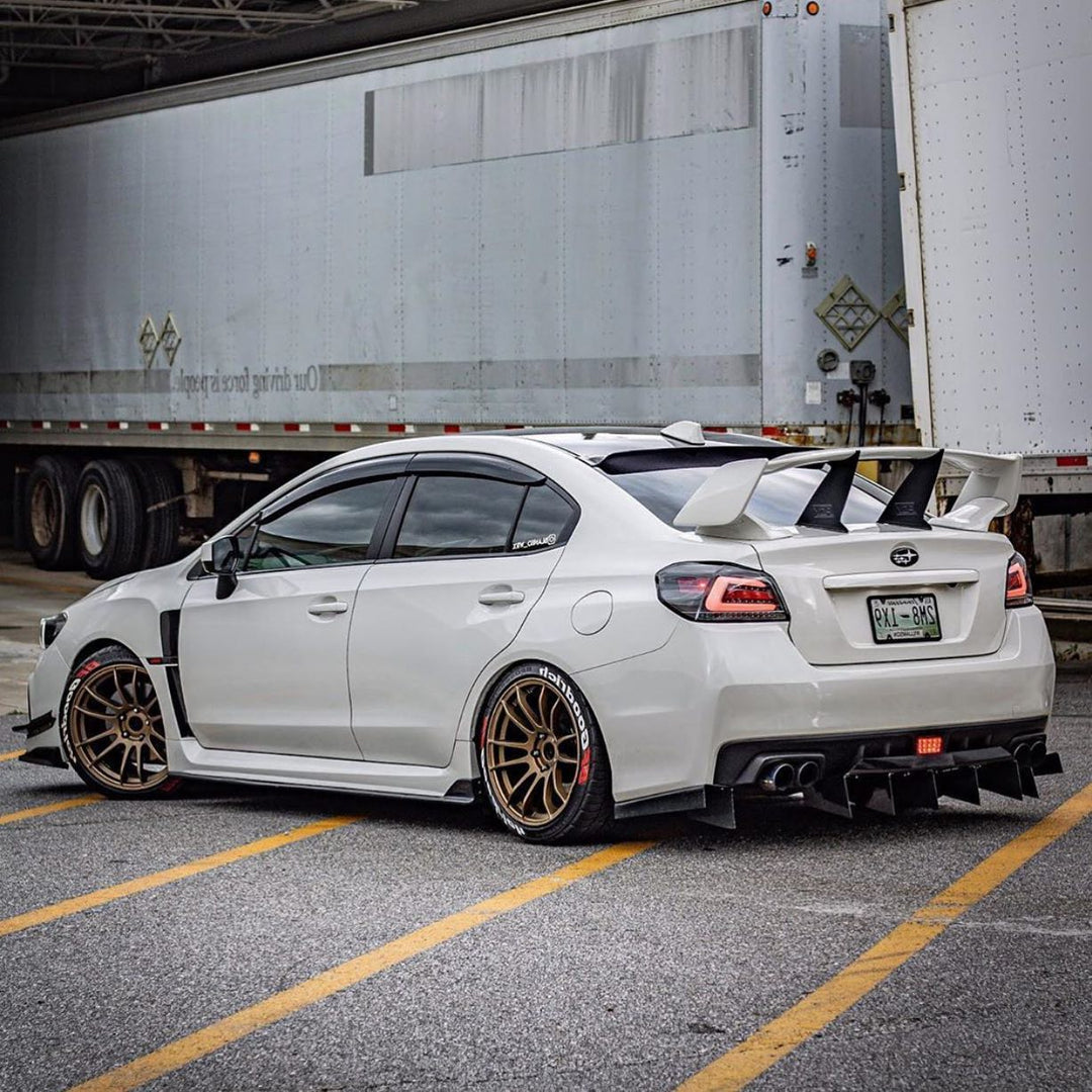 2015-Up Subaru WRX | STi Window Visors Wind Deflectors Rain Guards Clip-On EOS Visors