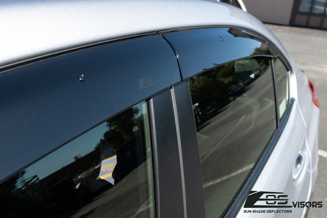2015-Up Subaru WRX | STi Window Visors Wind Deflectors Rain Guards Clip-On EOS Visors