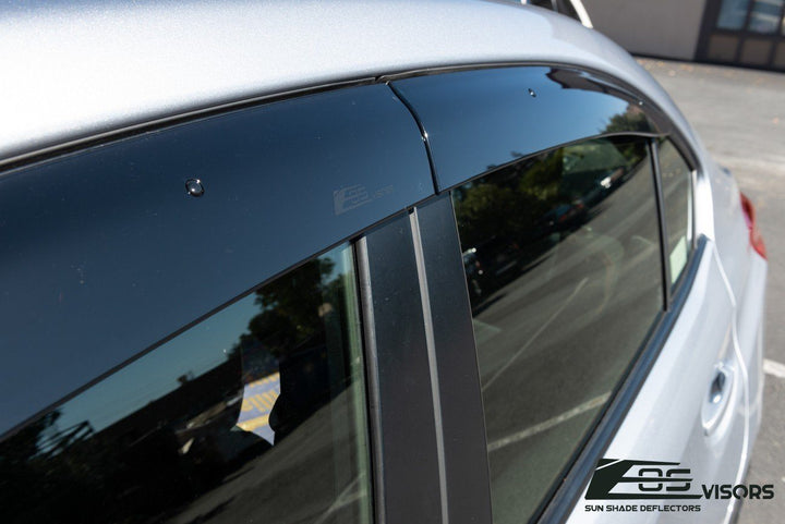 2015-Up Subaru WRX | STi Window Visors Wind Deflectors Rain Guards Clip-On EOS Visors