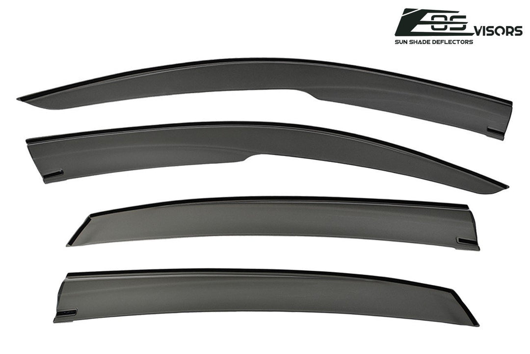 2016-21 Honda Civic Hatchback Tape-On Window Visors Wind Deflectors Rain Guards Tape-On EOS Visors