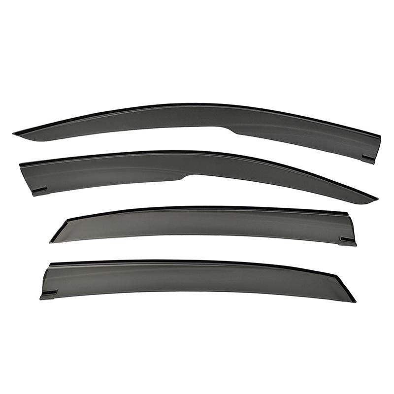 2016-21 Honda Civic Hatchback Tape-On Window Visors Wind Deflectors Rain Guards Tape-On EOS Visors