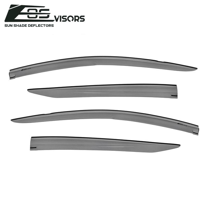 2016-Up Toyota Prius Window Visors Wind Deflectors Rain Guards Tape-On EOS Visors