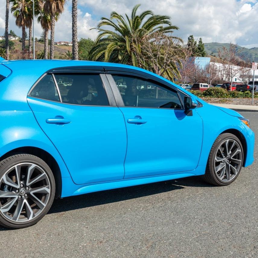 Corolla hatchback store window visors