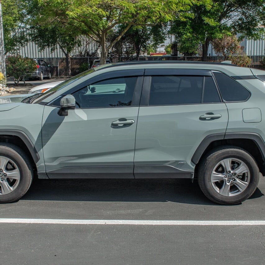 2019-UP Toyota Rav4 JDM Style Window Visors Wind Deflectors Rain Guards In-Channel EOS Visors 2019-Up Toyota Rav4