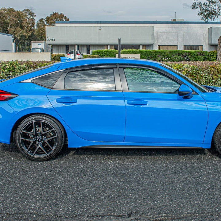 2022-Up Honda Civic Integra | JDM Clip-On Side Vent Window Visors Rain Guard Clip-On EOS Visors Light Tinted