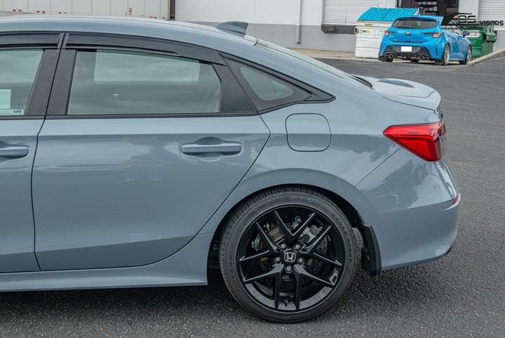 2022-Up Honda Civic JDM Style Tape-On Window Visors Wind Deflectors Rain Guards Tape-On EOS Visors