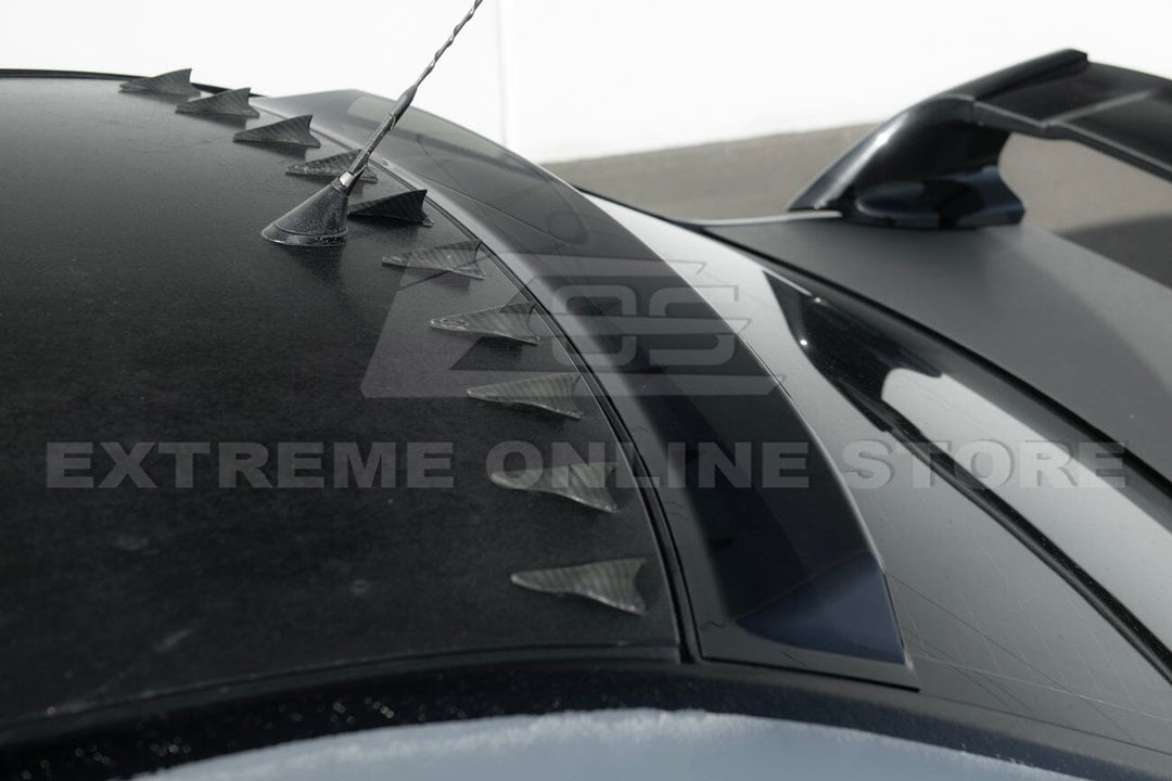 2003-2008 Toyota Corolla Tape On Rear Roof Visor Tape-On EOS Visors 