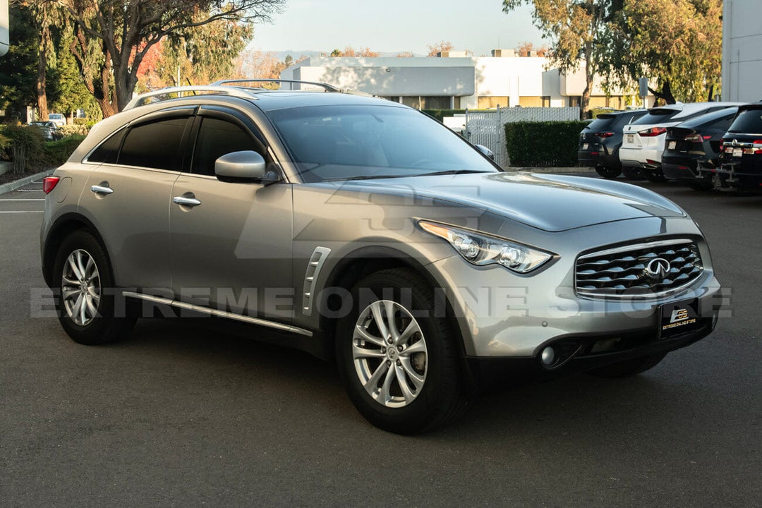 2009-17 Infiniti FX35 FX37 FX50 QX70 Window Visors Deflectors Rain Guards Tape-On EOS Visors 
