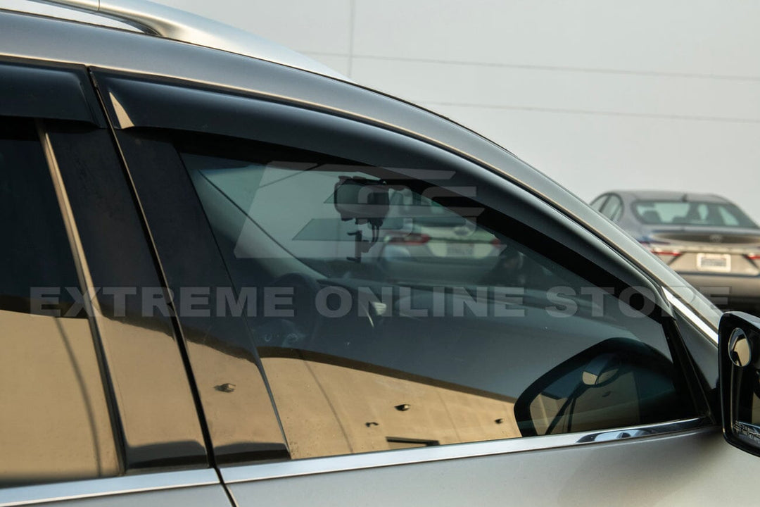 2009-17 Infiniti FX35 FX37 FX50 QX70 Window Visors Deflectors Rain Guards Tape-On EOS Visors 