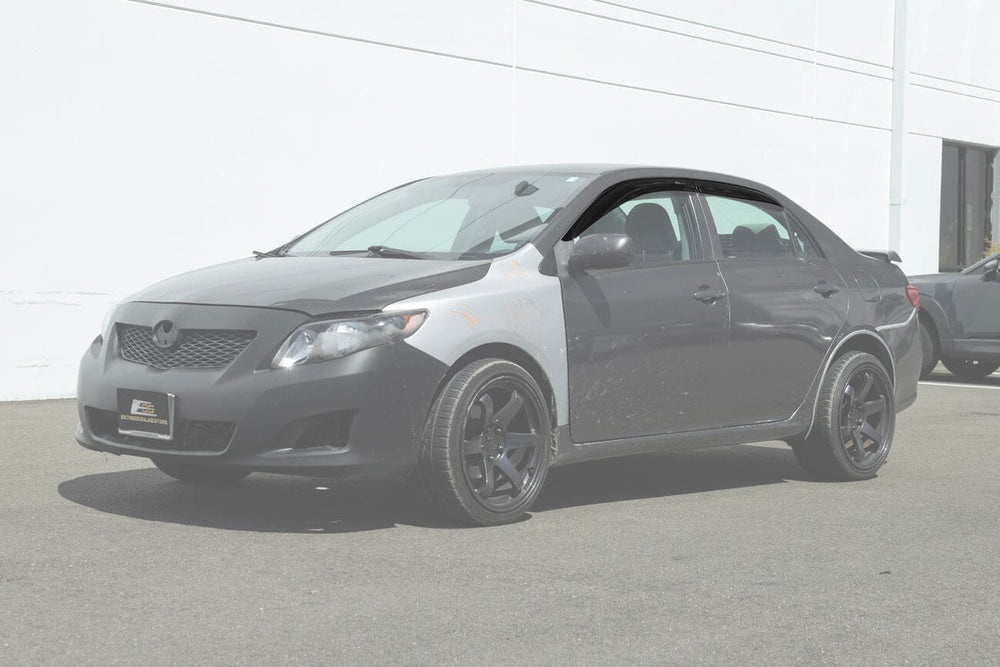 2009-2013 Toyota Corolla Window Visors Wind Deflectors Rain Guards Tape-On EOS Visors 