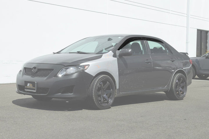 2009-2013 Toyota Corolla Window Visors Wind Deflectors Rain Guards Tape-On EOS Visors 