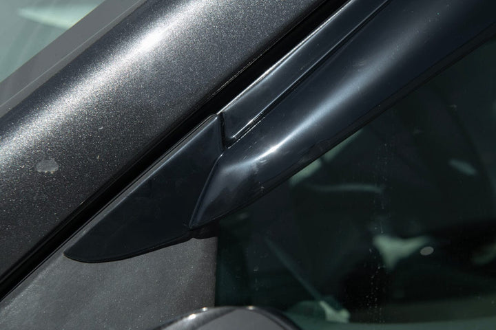 2009-2013 Toyota Corolla Window Visors Wind Deflectors Rain Guards Tape-On EOS Visors 