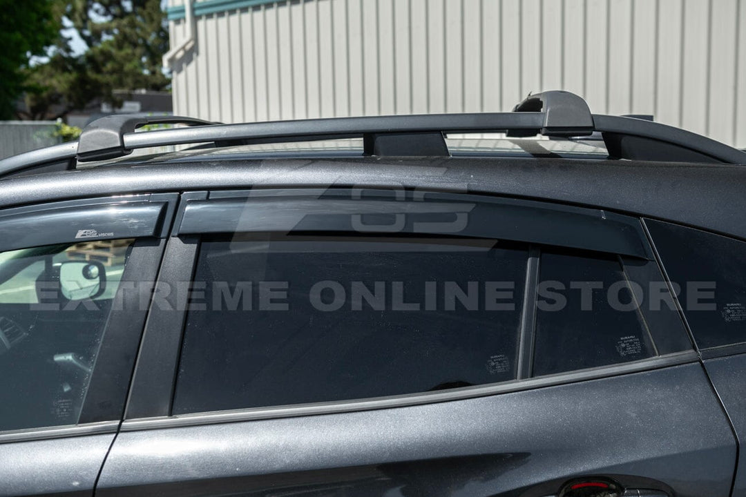 2017-23 Subaru Impreza Hatchback | 2018-23 Crosstrek Window Visors Deflectors Tape-On EOS Visors 