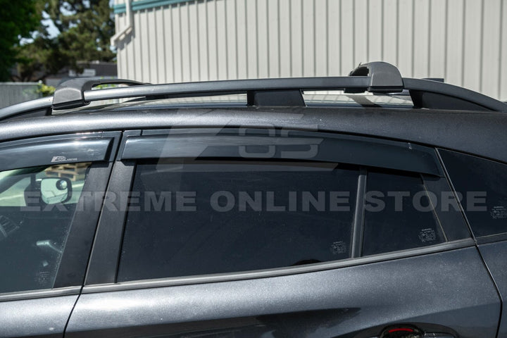 2017-23 Subaru Impreza Hatchback | 2018-23 Crosstrek Window Visors Deflectors Tape-On EOS Visors 
