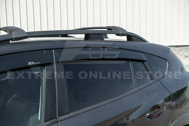 2017-23 Subaru Impreza Hatchback | 2018-23 Crosstrek Window Visors Deflectors Tape-On EOS Visors 