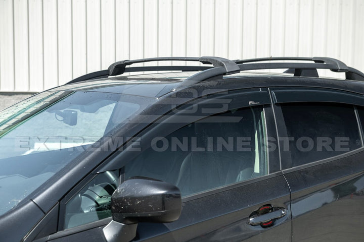 2017-23 Subaru Impreza Hatchback | 2018-23 Crosstrek Window Visors Deflectors Tape-On EOS Visors 