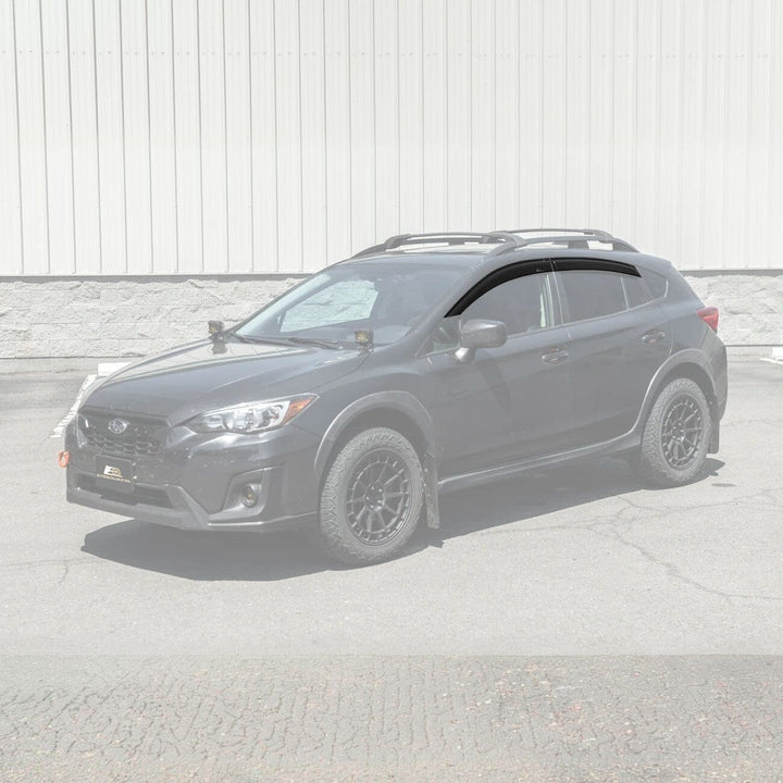2017-23 Subaru Impreza Hatchback | 2018-23 Crosstrek Window Visors Deflectors Tape-On EOS Visors Crosstrek 