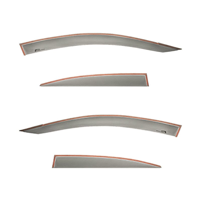 2018-Present KIA Rio Window Visors Wind Deflectors Rain Guards Tape-On EOS Visors 