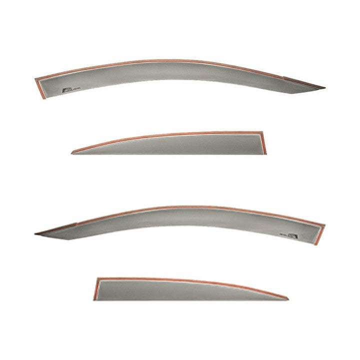 2018-Present KIA Rio Window Visors Wind Deflectors Rain Guards Tape-On EOS Visors 