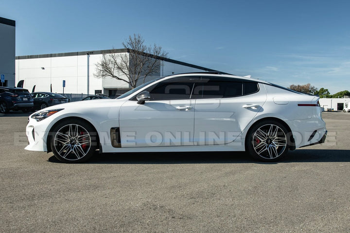 2018-Present KIA Stinger Window Visors Wind Deflectors Rain Guards Tape-On EOS Visors 
