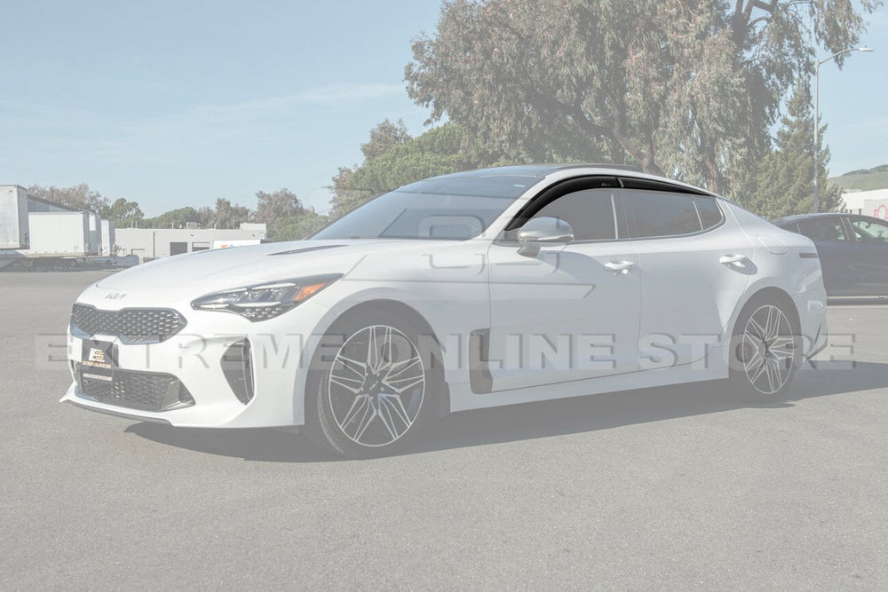 2018-Present KIA Stinger Window Visors Wind Deflectors Rain Guards Tape-On EOS Visors 
