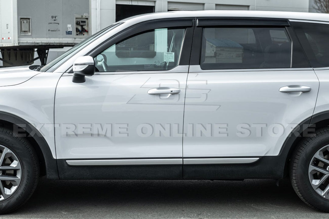 2020-Present KIA Telluride Window Visors Wind Deflectors Rain Guards Tape-On EOS Visors 