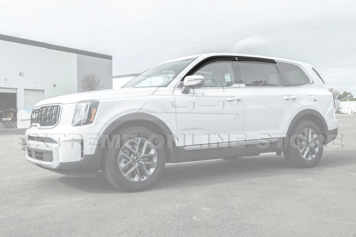 2020-Present KIA Telluride Window Visors Wind Deflectors Rain Guards Tape-On EOS Visors 