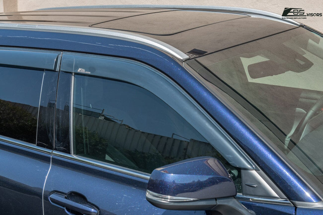 2020-Present Toyota Highlander Window Visors Wind Deflectors Rain Guards Tape-On EOS Visors 