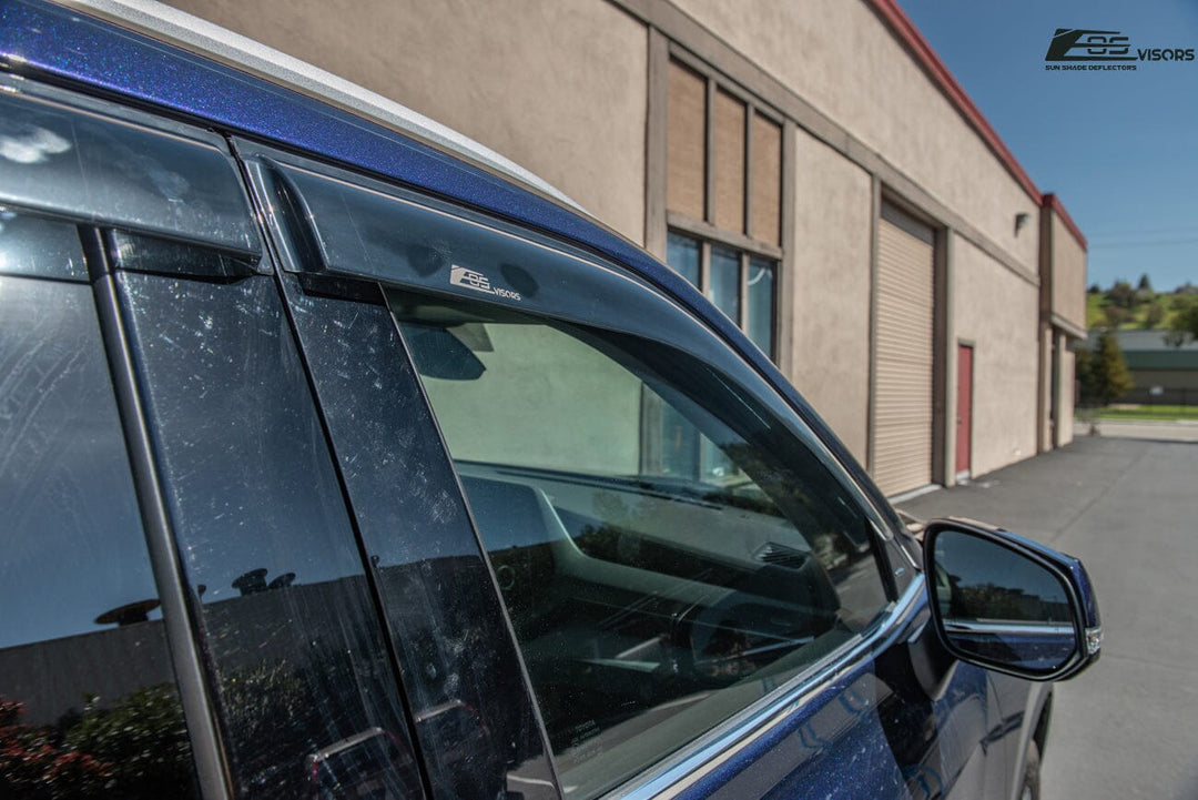 2020-Present Toyota Highlander Window Visors Wind Deflectors Rain Guards Tape-On EOS Visors 