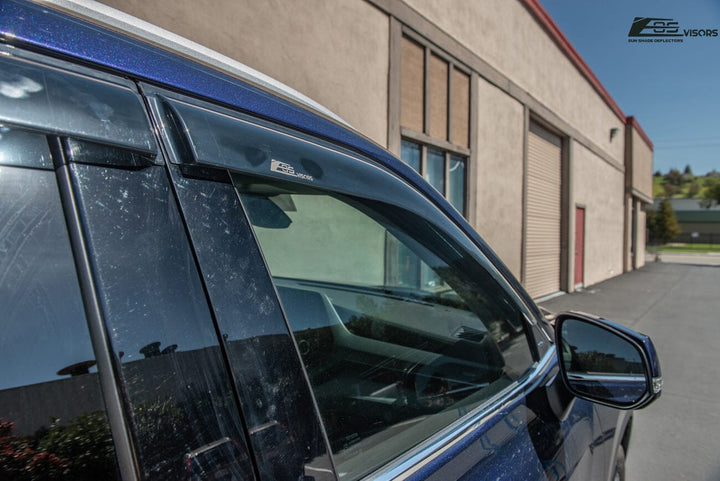 2020-Present Toyota Highlander Window Visors Wind Deflectors Rain Guards Tape-On EOS Visors 