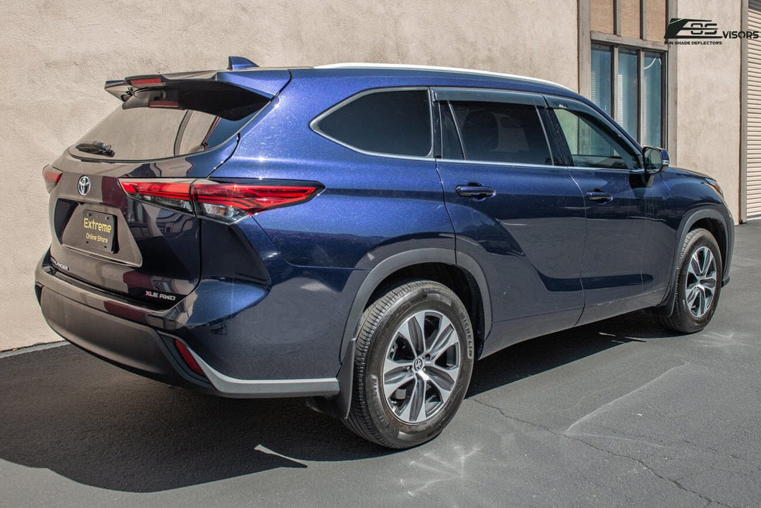 2020-Present Toyota Highlander Window Visors Wind Deflectors Rain Guards Tape-On EOS Visors 