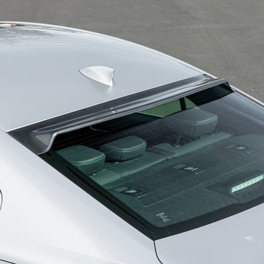 2021-Up Lexus IS300 IS350 Rear Roof Window Visor Tape-On EOS Visors Tinted Black 