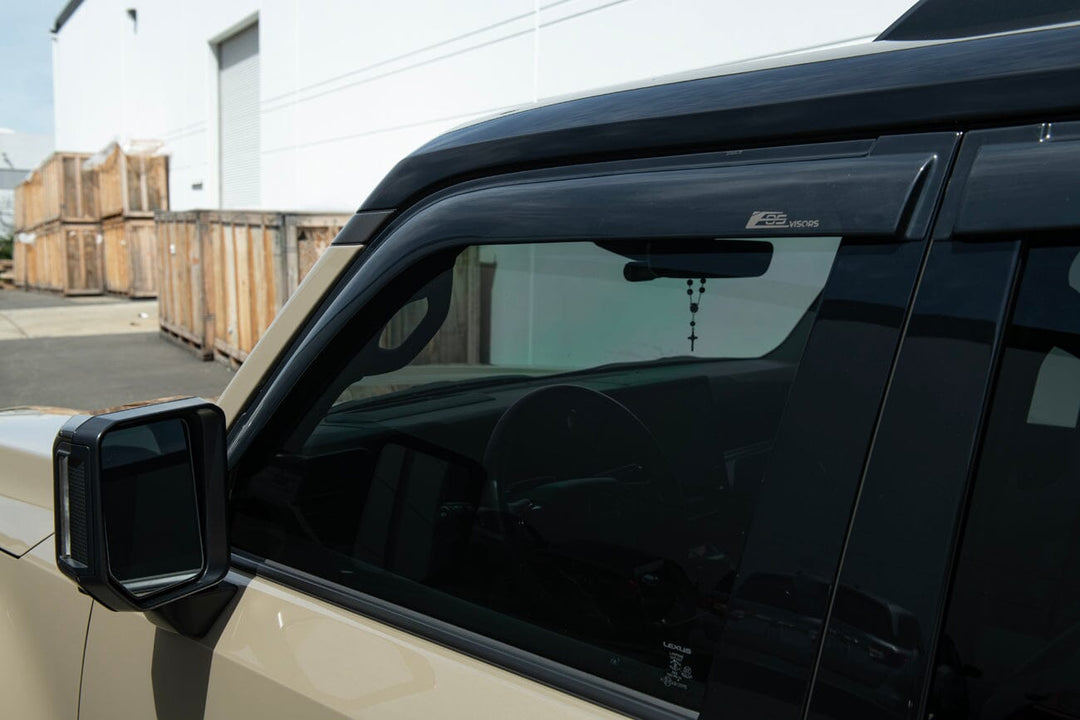 2024-Present Lexus GX Window Visors Wind Deflectors Rain Guards Tape-On EOS Visors 