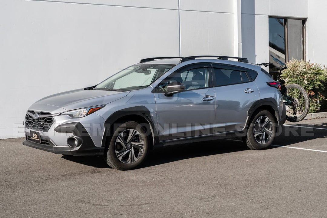 2024-Up Subaru Crosstrek Window Visors Wind Deflectors Rain Guards Tape-On EOS Visors 