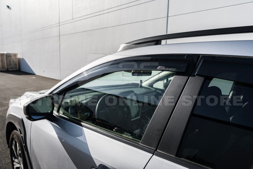 2024-Up Subaru Crosstrek Window Visors Wind Deflectors Rain Guards Tape-On EOS Visors 