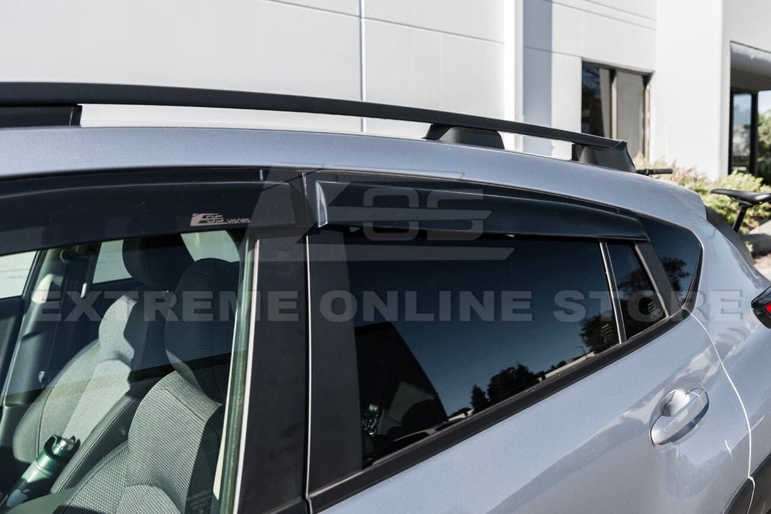 2024-Up Subaru Crosstrek Window Visors Wind Deflectors Rain Guards Tape-On EOS Visors 