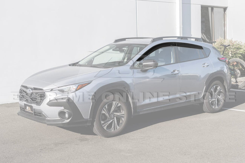 2024-Up Subaru Crosstrek Window Visors Wind Deflectors Rain Guards Tape-On EOS Visors 
