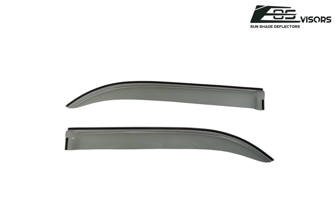 1992-95 Honda Civic Sedan Window Visors Wind Deflectors Rain Guards Tape-On EOS Visors 