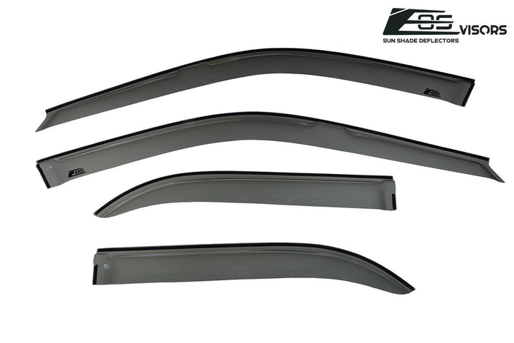 1992-95 Honda Civic Sedan Window Visors Wind Deflectors Rain Guards Tape-On EOS Visors 